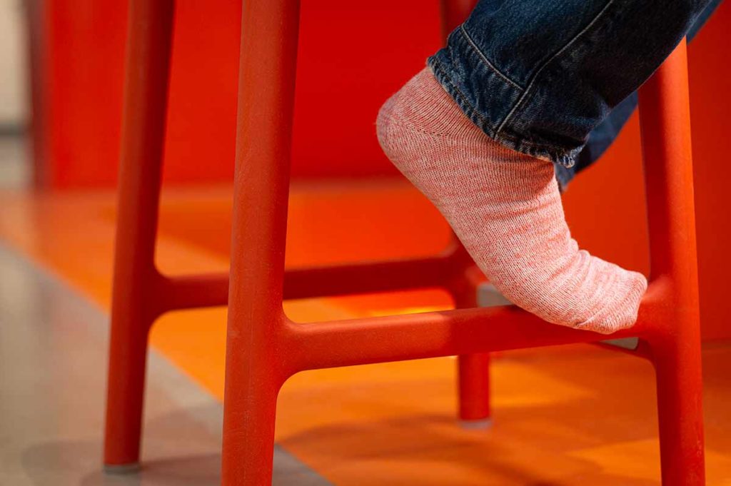 Arvin Goods Sock Review; Casual Twisted Sock Coral
